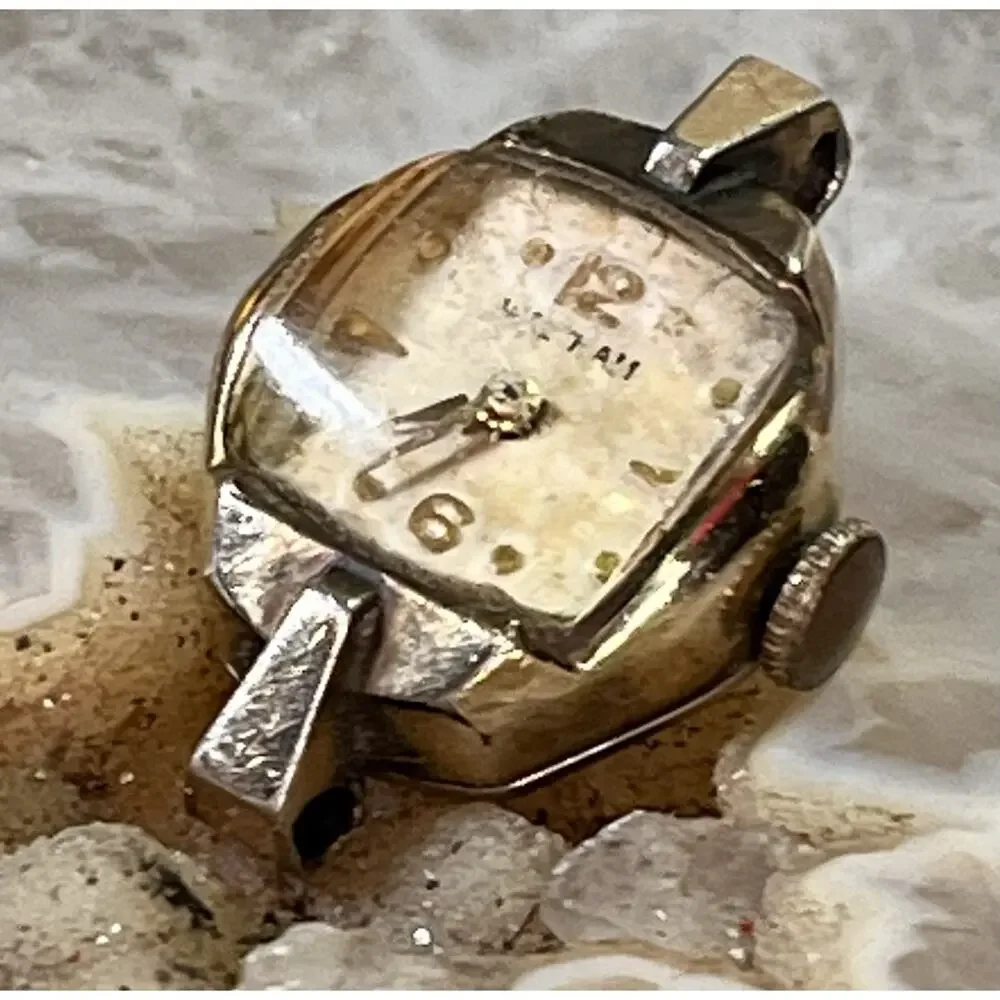Vintage Waltham Watch 10k Rolled Gold Plate Manual Wind Parts Repair Only